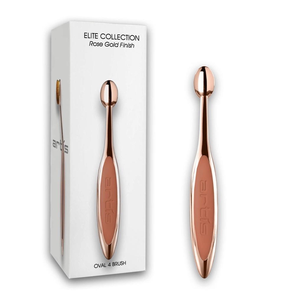 Artise Elite Oval 4 Rose Gold Makeup Brush